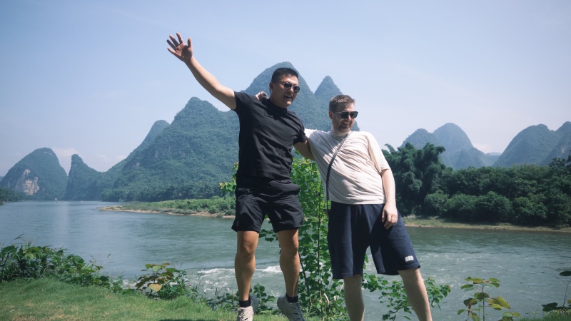 谁说学英语只能坐教室?我们在阳朔赶圩